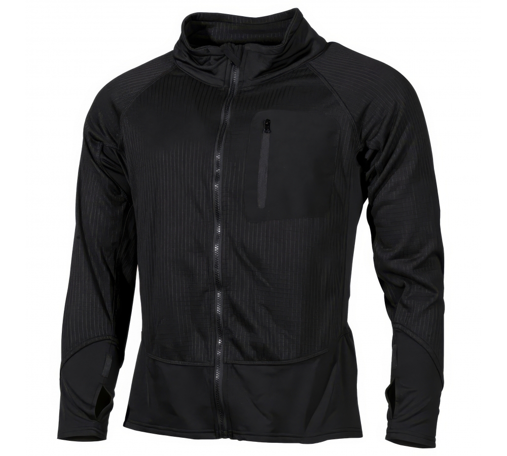 US Unterziehjacke "Tactical" schwarz