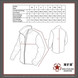 Chaqueta Polar US N2B negra con forro grueso