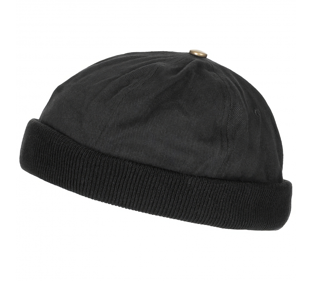 Cap ohne Schild schwarz Klettverschluss