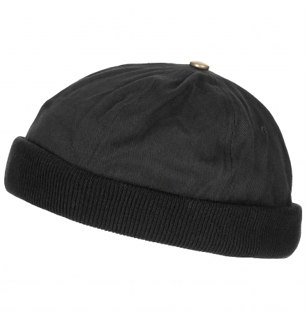 Cap ohne Schild schwarz Klettverschluss
