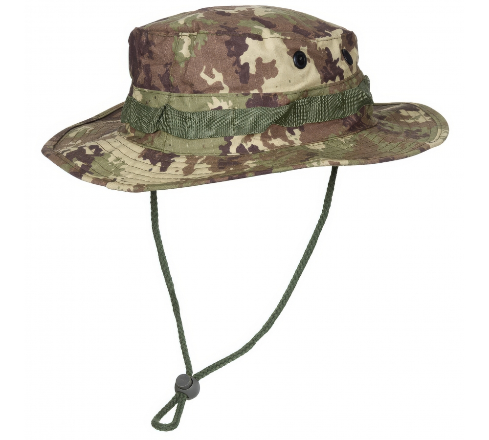 US GI Buschhut mit Kinnband GI Boonie Rip Stop vegetato