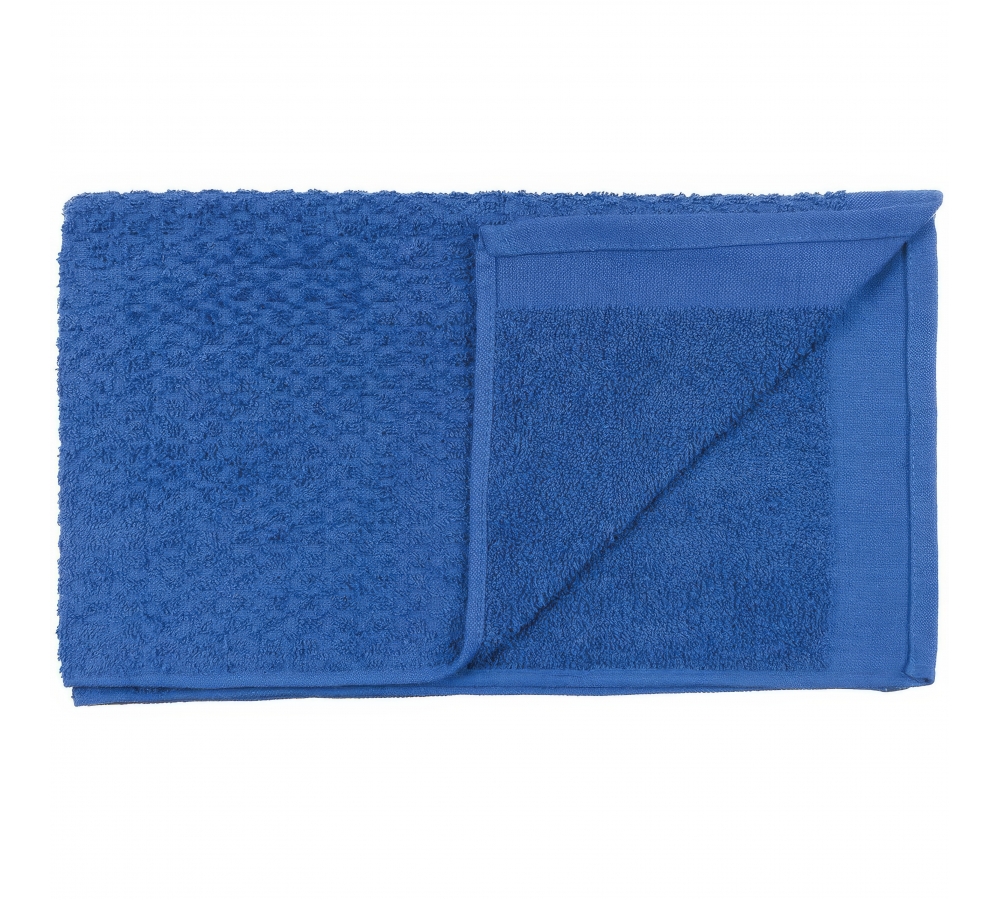 Asciugamano BW Terry blu ca. 90 x 45 cm