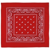 Bandana rot-weiß ca. 55 x 55 cm Baumwolle