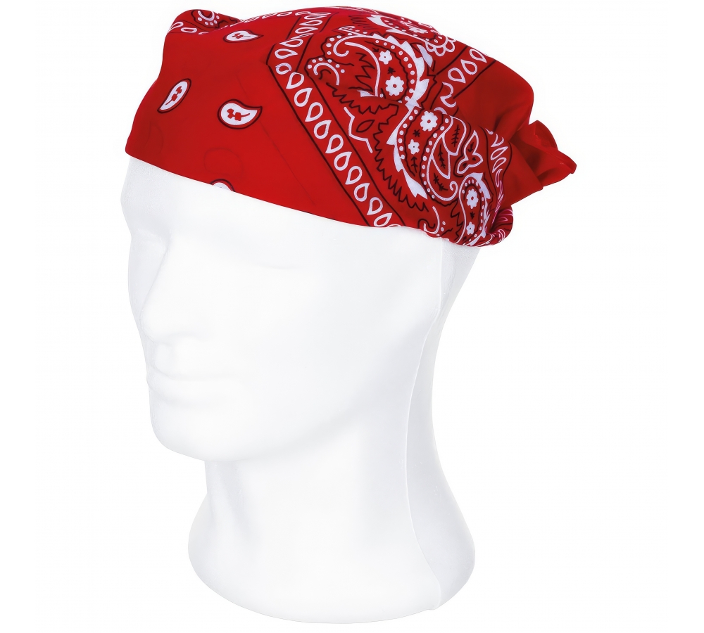 Bandana rot-weiß ca. 55 x 55 cm Baumwolle