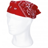 Bandana rot-weiß ca. 55 x 55 cm Baumwolle