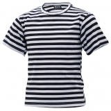 Russ. Marine Kinder T-Shirt weiß-blau halbarm