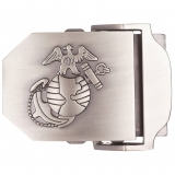 Hebilla de cinturón USMC, plateada, metal, aprox. 4 cm – MFH