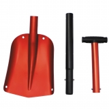 Avalanche Shovel "Deluxe" Aluminium 3-part