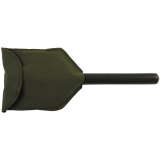 Folding Spade wooden handle 2-part OD green
