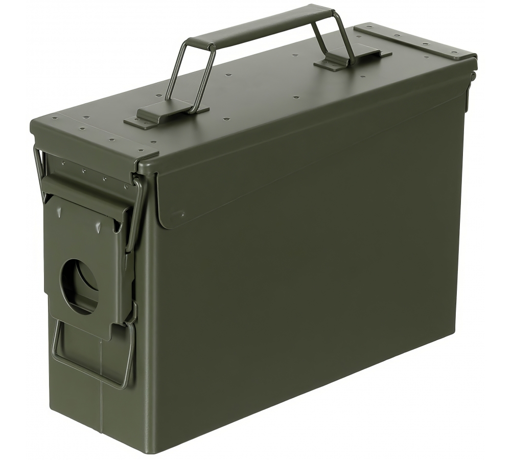 US Munitionskiste Cal. 30 mm M19A1 Metall oliv