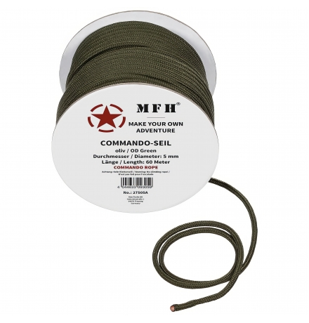 Seil oliv 5 mm 60 Meter