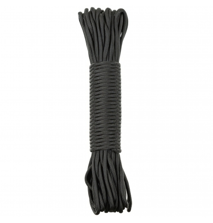 Fallschirmleine schwarz 50 FT Nylon