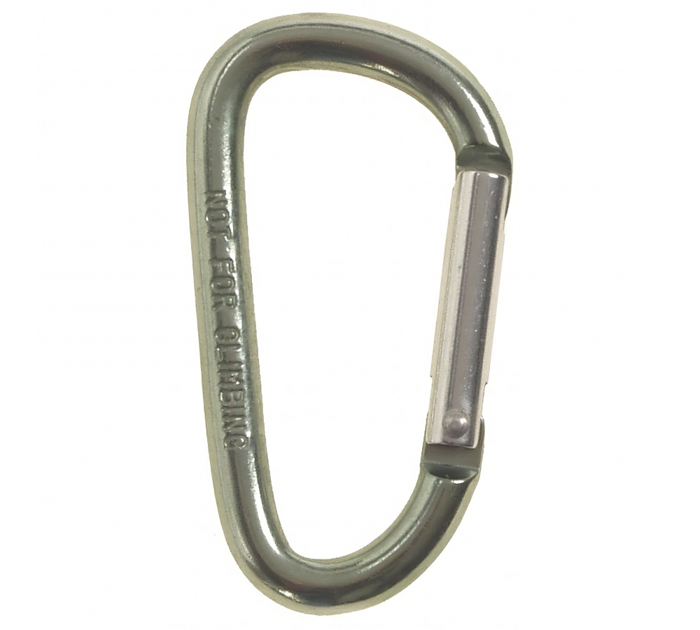 Karabinerhaken D 6 mm x 55 cm oliv