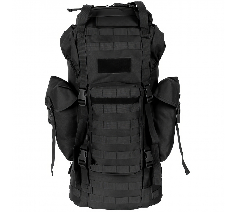 BW Savaş Sırt Çantası MOLLE 65 l alüminyum çubuk siyah