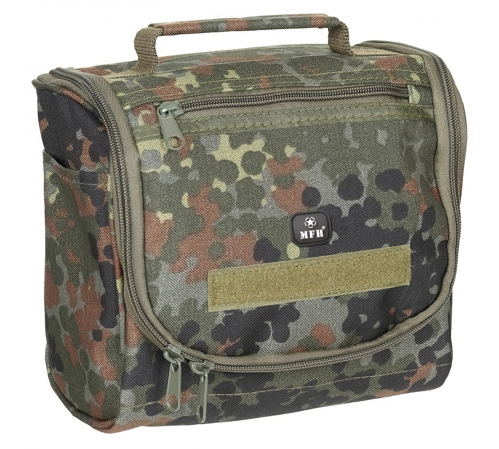 Waschzeugtasche flecktarn Cordura