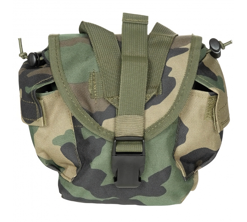 Trinkflaschen Tasche "MOLLE" woodland