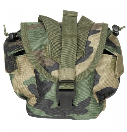 Trinkflaschen Tasche "MOLLE" woodland