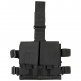 Magazine Pouch leg fixation black double