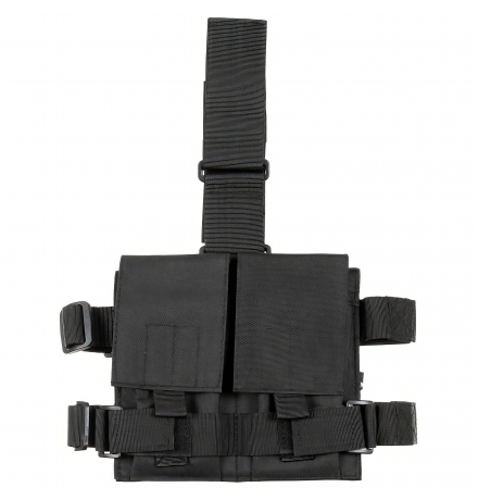 Magazine Pouch leg fixation black double