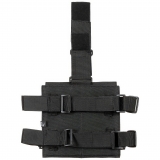 Magazine Pouch leg fixation black double