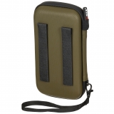 Pevné pouzdro malé s pásky na suchý zip OD zelené