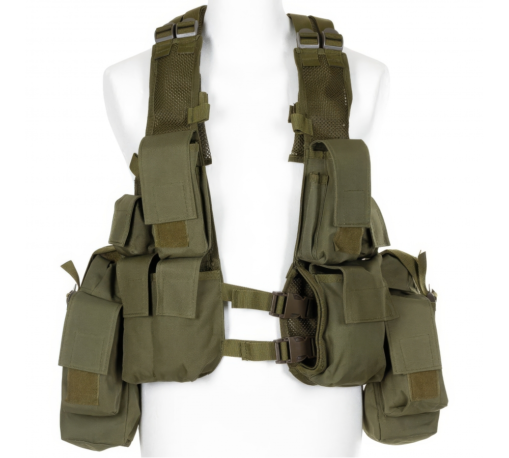 Tactical Weste div. Taschen oliv