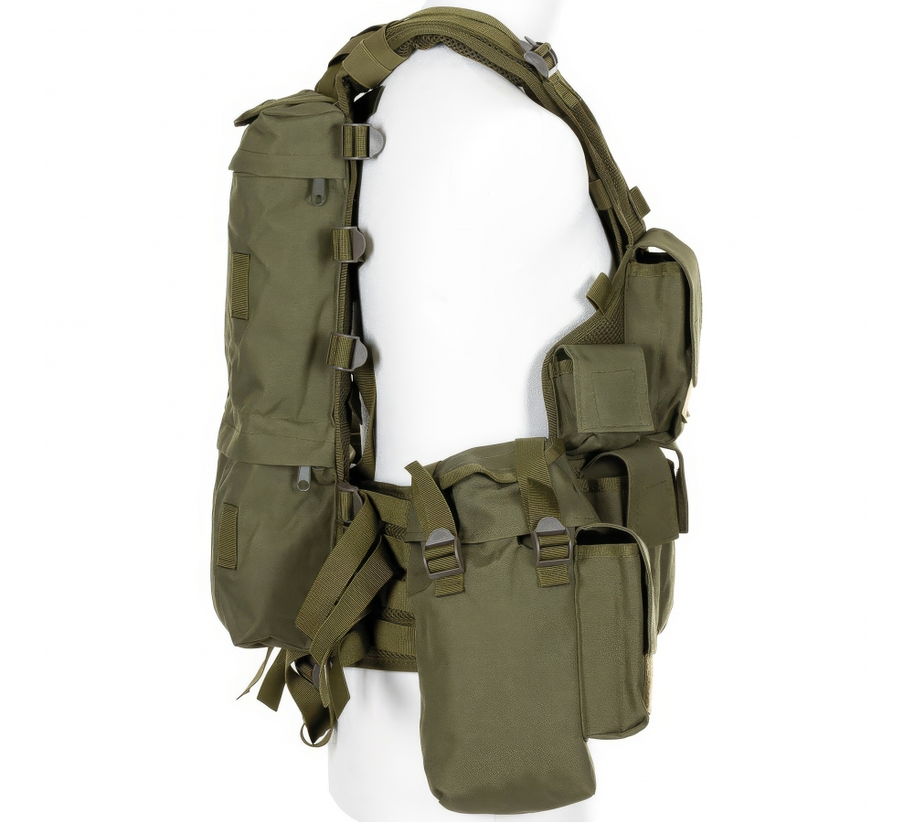 Tactical Weste div. Taschen oliv