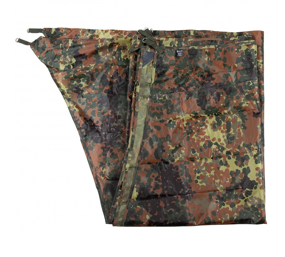 Plane "Hexagon-Tarp" flecktarn ca. 340 x 310 cm