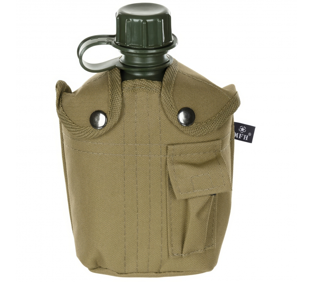 US Plastikfeldflasche 1 l Hülle coyote tan BPA-frei