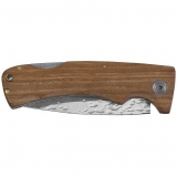Klappmesser mit Holzgriff und Hammerschlagklinge – FoxOutdoor
