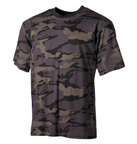Camiseta de EE. UU. de manga corta camuflaje de combate 170 g/m²