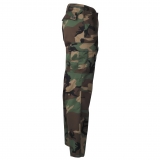 Pantalon de combat MFH US BDU, camouflage Woodland – pour plein air et usage tactique