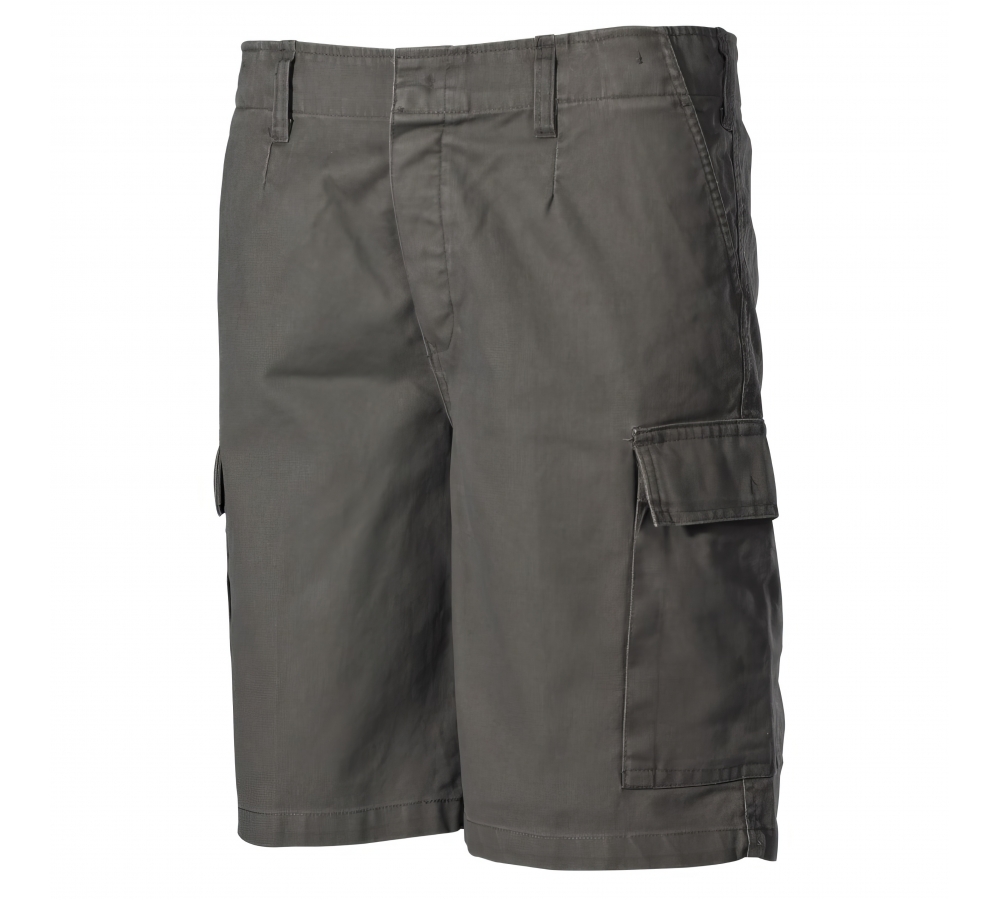 Bermudas en moleskine BW vert olive délavé.