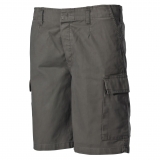 Bermudas en moleskine BW vert olive délavé.