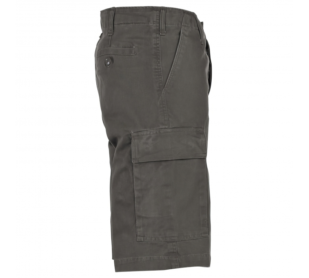 Bermudas en moleskine BW vert olive délavé.