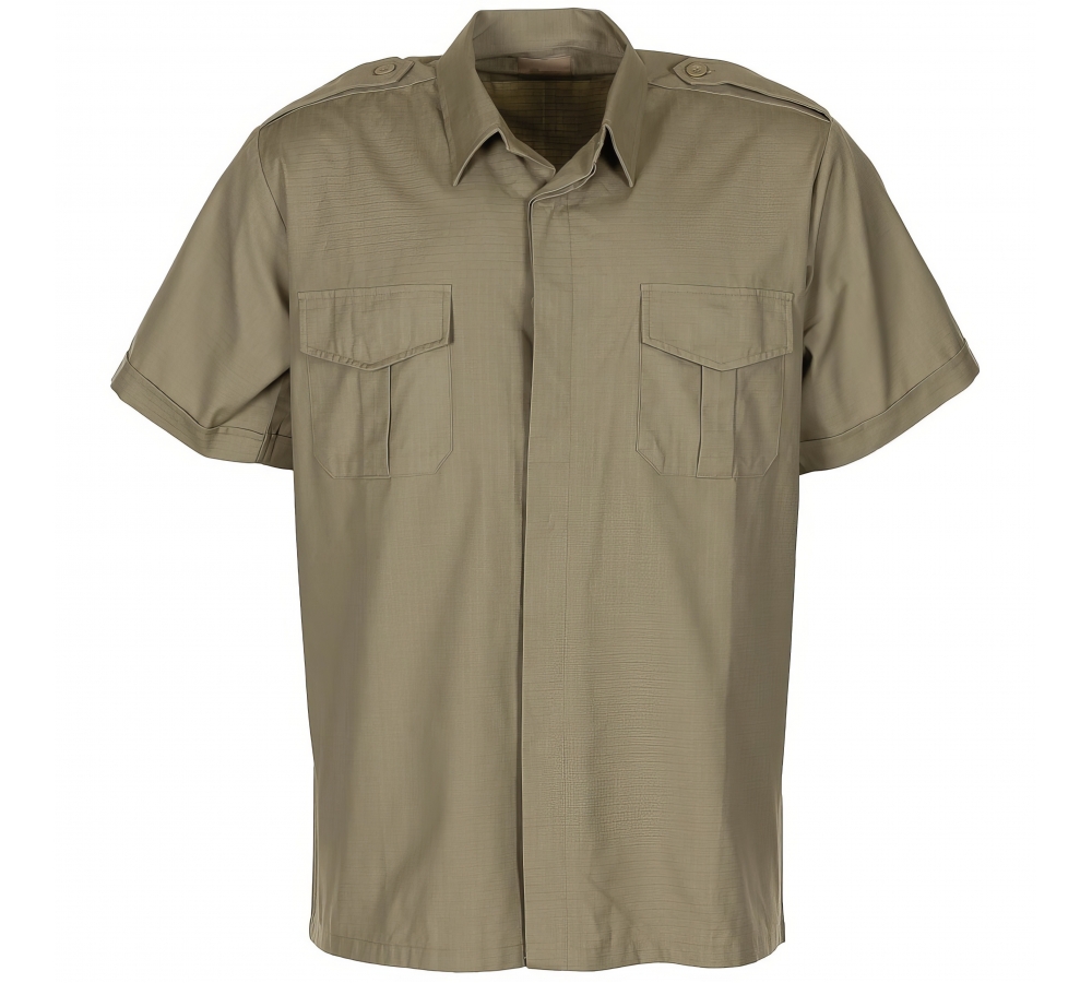 US Hemd Rip Stop kurzarm khaki