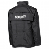 Veste Sécurité noire imperméable antistatique