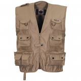 Outdoor Weste khaki schwere Ausführung