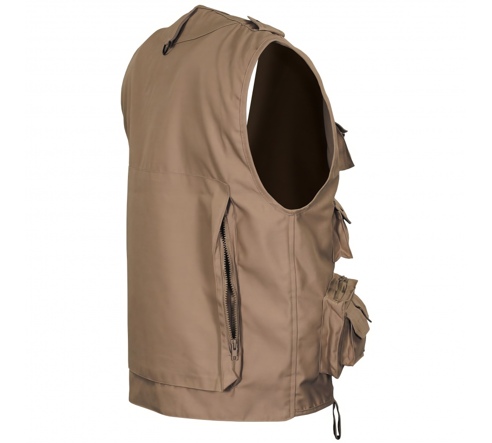 Outdoor Weste khaki schwere Ausführung