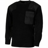 BW Pullover mit Brusttasche schwarz