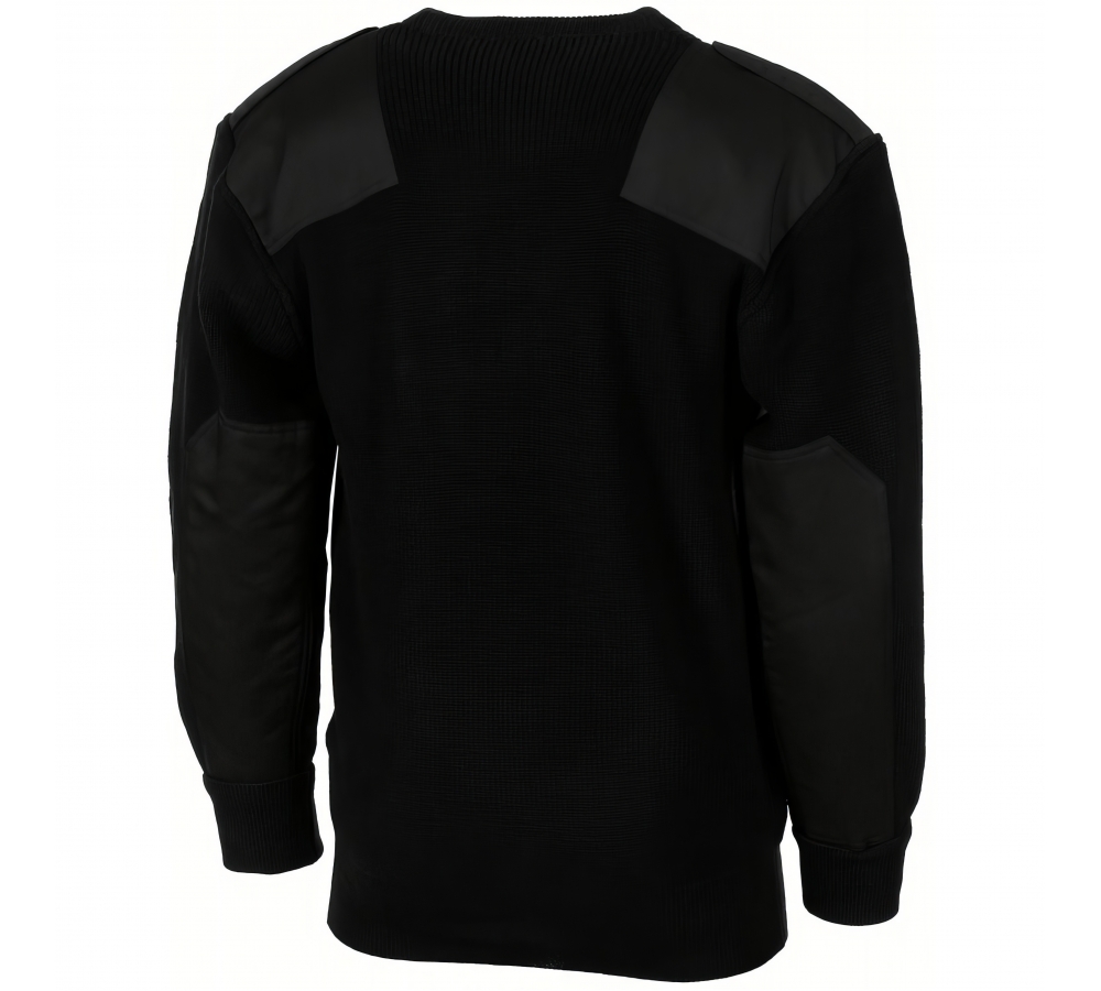 BW Pullover mit Brusttasche schwarz