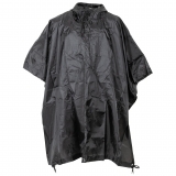 Poncho Rip Stop schwarz ca. 144 x 223 cm