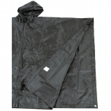 Poncho Rip Stop schwarz ca. 144 x 223 cm