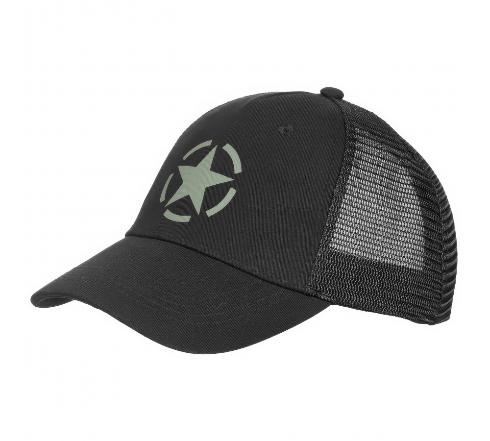 Trucker Cap schwarz größenverstellbar