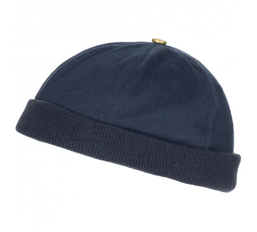 Cap ohne Schild blau Klettverschluss
