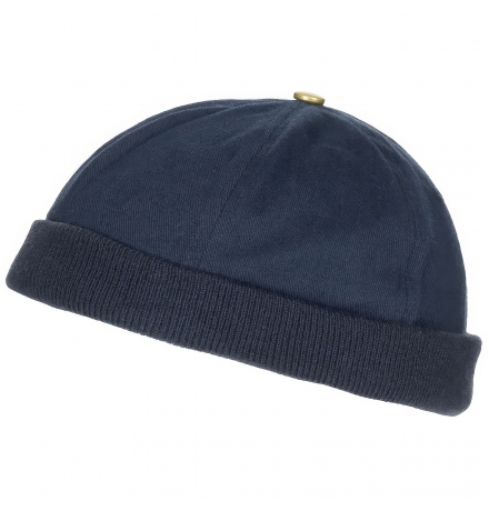 Cap ohne Schild blau Klettverschluss