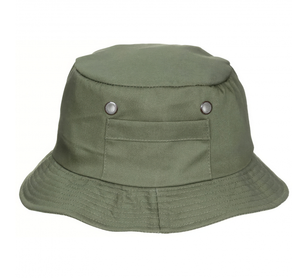 Schlapphut (Fischermütze) kleine Seitentasche oliv