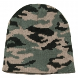 Strickmütze "Beanie" woodland fein gestrickt