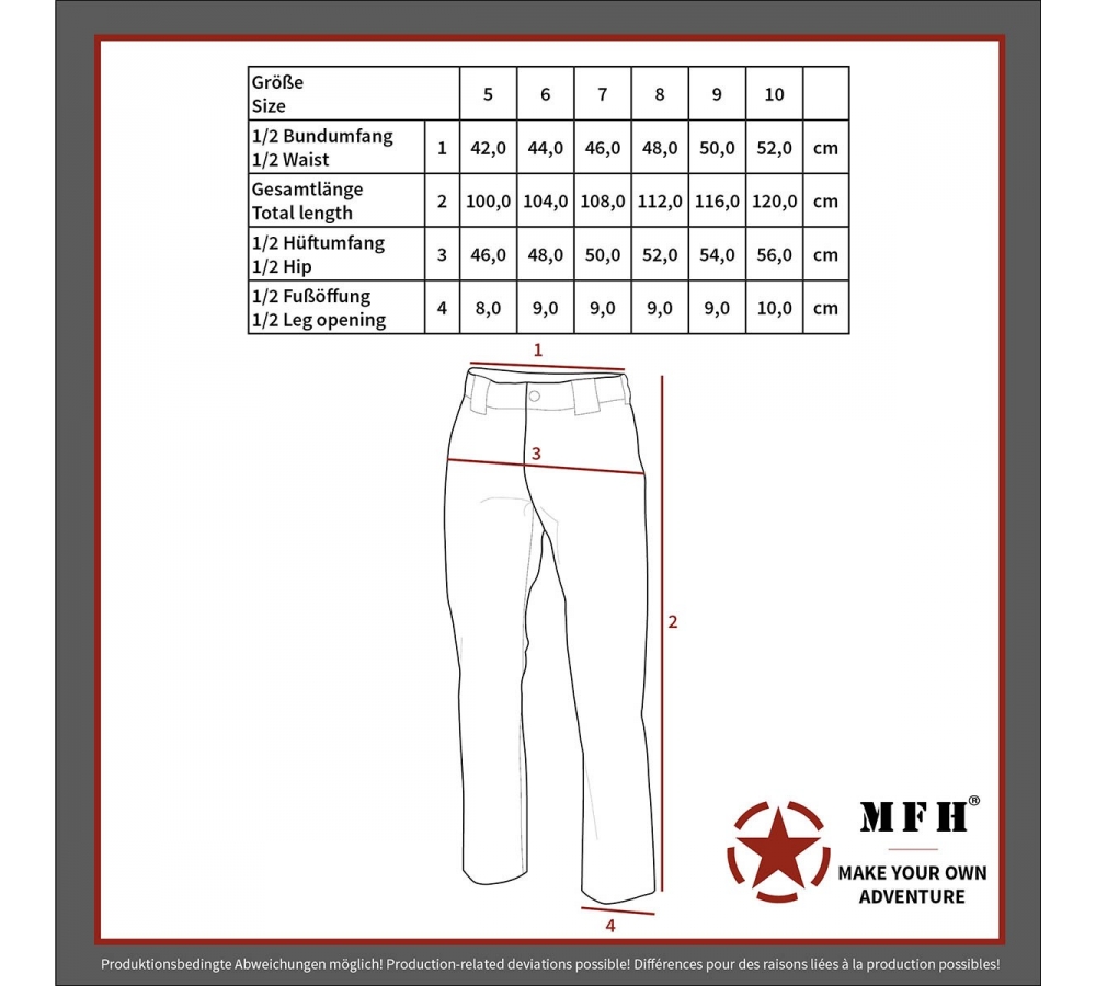 BW Unterhose lang oliv