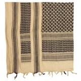 Halstuch "Shemagh", sand-schwarz